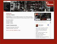 Tablet Screenshot of cafevienna.de